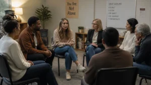 IOP group therapy, you'll join a structured, clinician-led session